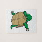 タートルアットヒップホップダンスダブ ジグソーパズル (横)