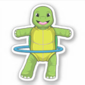 タートルアットフィットネスとフィットネスタイヤ シール (正面)