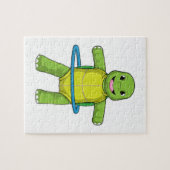 タートルアットフィットネスとフィットネスタイヤ ジグソーパズル (横)