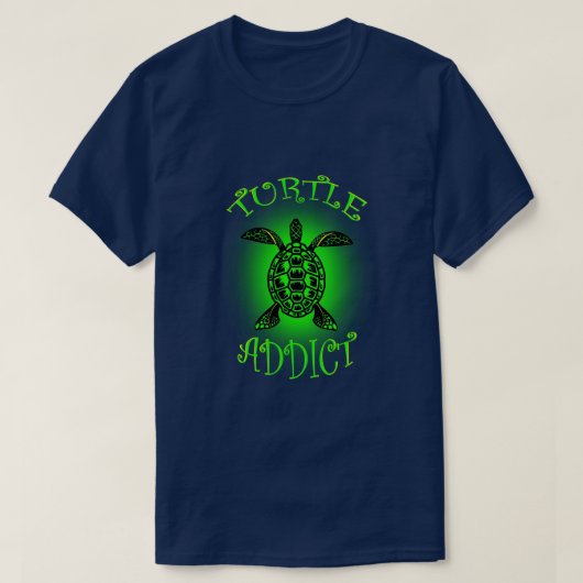 タートルアディクト Tシャツ (デザイン正面)