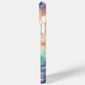 タートルアミッドサンセットアンドコーラルリーフ Case-Mate iPhoneケース (裏面 / 左)