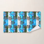 タートルアート バスタオルセット (ハンドタオル)