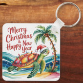タートルインクリスマスパラダイスカスタム キーホルダー (裏面)