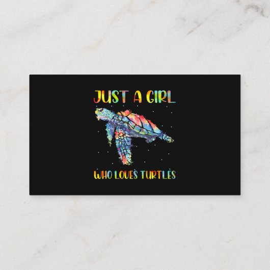 タートルウォーター海海愛する女の子 名刺 (裏面)