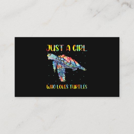 タートルウォーター海海愛する女の子 名刺