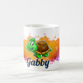 タートルオレンジスプラッシュマグ コーヒーマグカップ (中央)