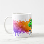 タートルオレンジスプラッシュマグ コーヒーマグカップ (左)