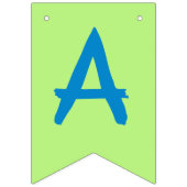 タートルガメハッピーバースデーバナー バンティングフラッグ (第3の旗)