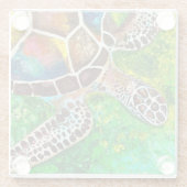 タートルガラスのコースター ガラスコースター (裏面)