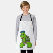 タートルキャップ エプロン (着用した状態)