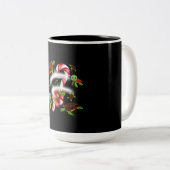 タートルギフト | Turtle Candy Sweetクリスマス ツートーンマグカップ (正面右)