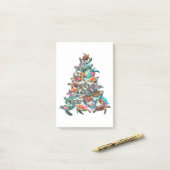 タートルクリスマスツリーオーナメントクリスマスツリートッパーズ ポストイット (デスク上)