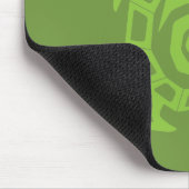 タートルグリーンプリント マウスパッド (コーナー)