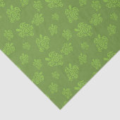 タートルグリーンプリント 薄葉紙 (詳細)