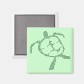 タートルグリーン マグネット (正面/裏面)