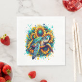 タートルサンフラワー スタンダードランチョンナプキン (インサイチュ)