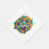 タートルサンフラワー スタンダードランチョンナプキン (角)