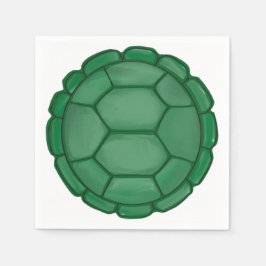 タートルシェルシーテーマ誕生日パーティー スタンダードカクテルナプキン