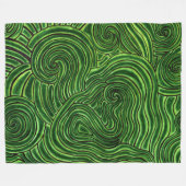 タートルシェル フリースブランケット (正面(横))