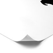 タートルシルエット ポスター (角)