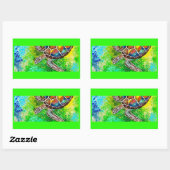 タートルシール 長方形シール (シート)