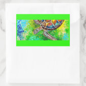 タートルシール 長方形シール (バッグ)