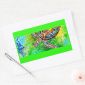 タートルシール 長方形シール (封筒)