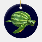 タートルスイカ体 セラミックオーナメント (裏面)