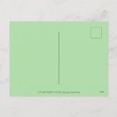 タートルスイーキスをするテアーツ、かわいいターポンバレンタイン シーズンポストカード (裏面)