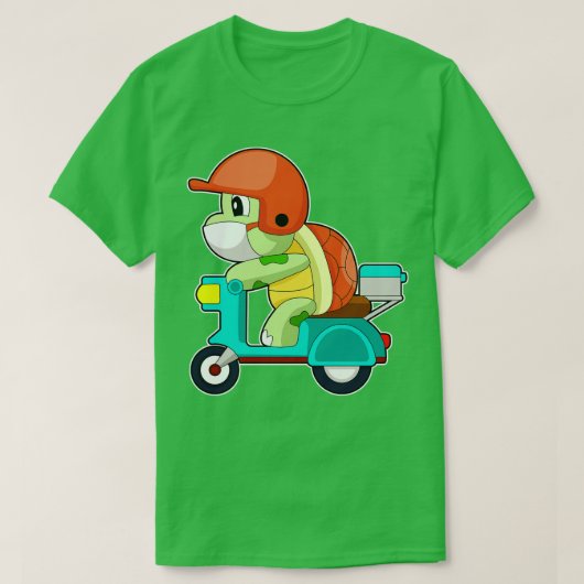 タートルスクーター1 Tシャツ (デザイン正面)