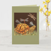 タートルスクールバスカード カード (黄色い花)