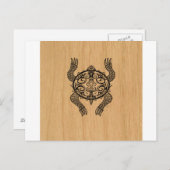 タートルスケッチ ポストカード (正面/裏面)