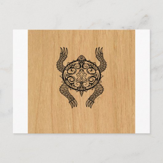 タートルスケッチ ポストカード (正面)