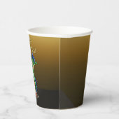 タートルスケートボーダー誕生日 紙コップ (右)