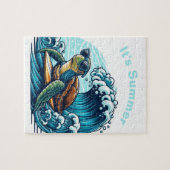 タートルスサングラスサーフィンパズル ジグソーパズル (横)