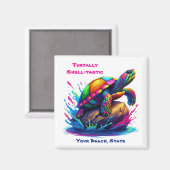 タートルスプラッシュカラフル マグネット (正面/裏面)