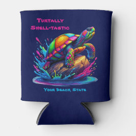 タートルスプラッシュカラフル 缶クーラー