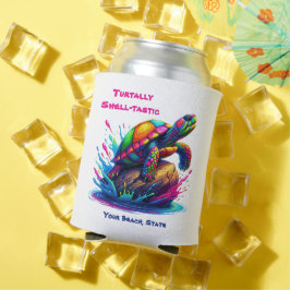 タートルスプラッシュカラフル 缶クーラー