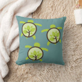 タートルズオーガニックプラネットカスタムコットンピロー クッション (ブランケット)