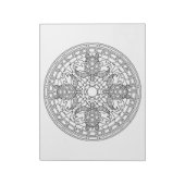 タートルズマンダラカラーリングブックパッド ノートパッド (回転)