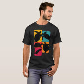 タートルズレトロデザイン Tシャツ (正面フル)