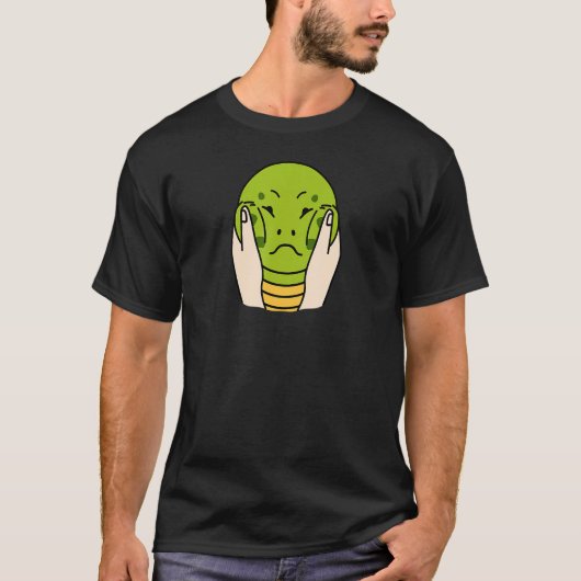 タートルタイプペットおもしろいペット Tシャツ (正面)
