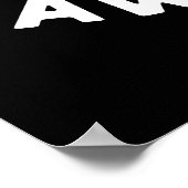 タートルタ素晴らしートルプンダークBG ポスター (角)