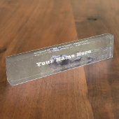 タートルデスク名プレート デスクネームプレート (側面)