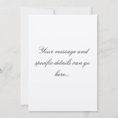 タートルドーヴ&デコ招待状 招待状 (裏面)