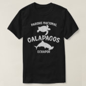タートルナショナルパークハンマーヘッドシャークガラパゴスP Tシャツ (デザイン正面)