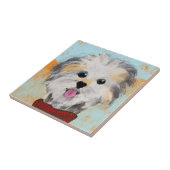 タートルネックタイルの犬 タイル (側面)