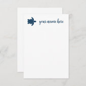 タートルノテパーソナライズされたカーズ サンキューカード (正面/裏面)