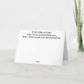 タートルハグ – グリーティングカード (裏面)