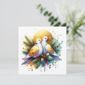 タートルハト2匹 | 12日のクリスマス シーズンカード (スタンド正面)